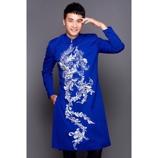 Áo dài nam cách tân vẽ