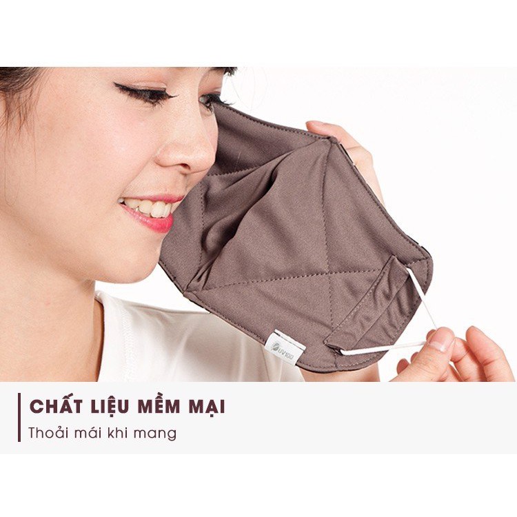 [Mã FAGREAT55 giảm tới 50K đơn 250K] Khẩu trang chống nắng kháng khuẩn hút ẩm nhanh khô UV100 LC 12026 | BigBuy360 - bigbuy360.vn