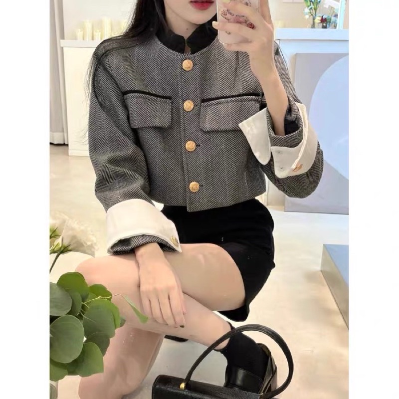 Áo khoác dạ tweed 2022