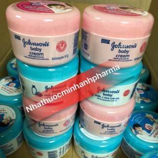 Kem Dưỡng Da Chứa Sữa Và Gạo Johnson’s Baby 50g