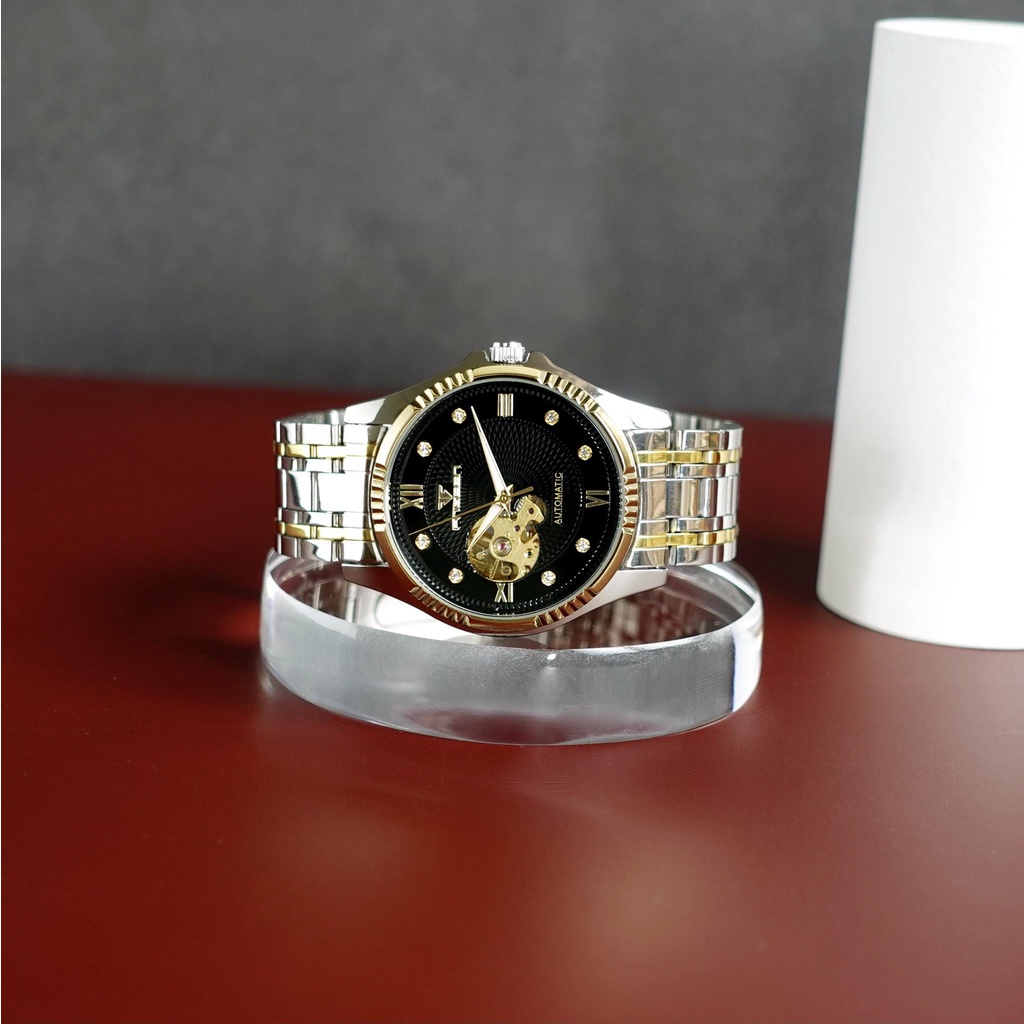 Đồng Hồ Cơ Nam Lộ Máy Fngeen Chính Hãng Automatic Dây Kim Loại - Đồng Hồ Nam Có Lịch Ngày Kim Trôi Mặt Kính 40mm Mã 6810 | BigBuy360 - bigbuy360.vn