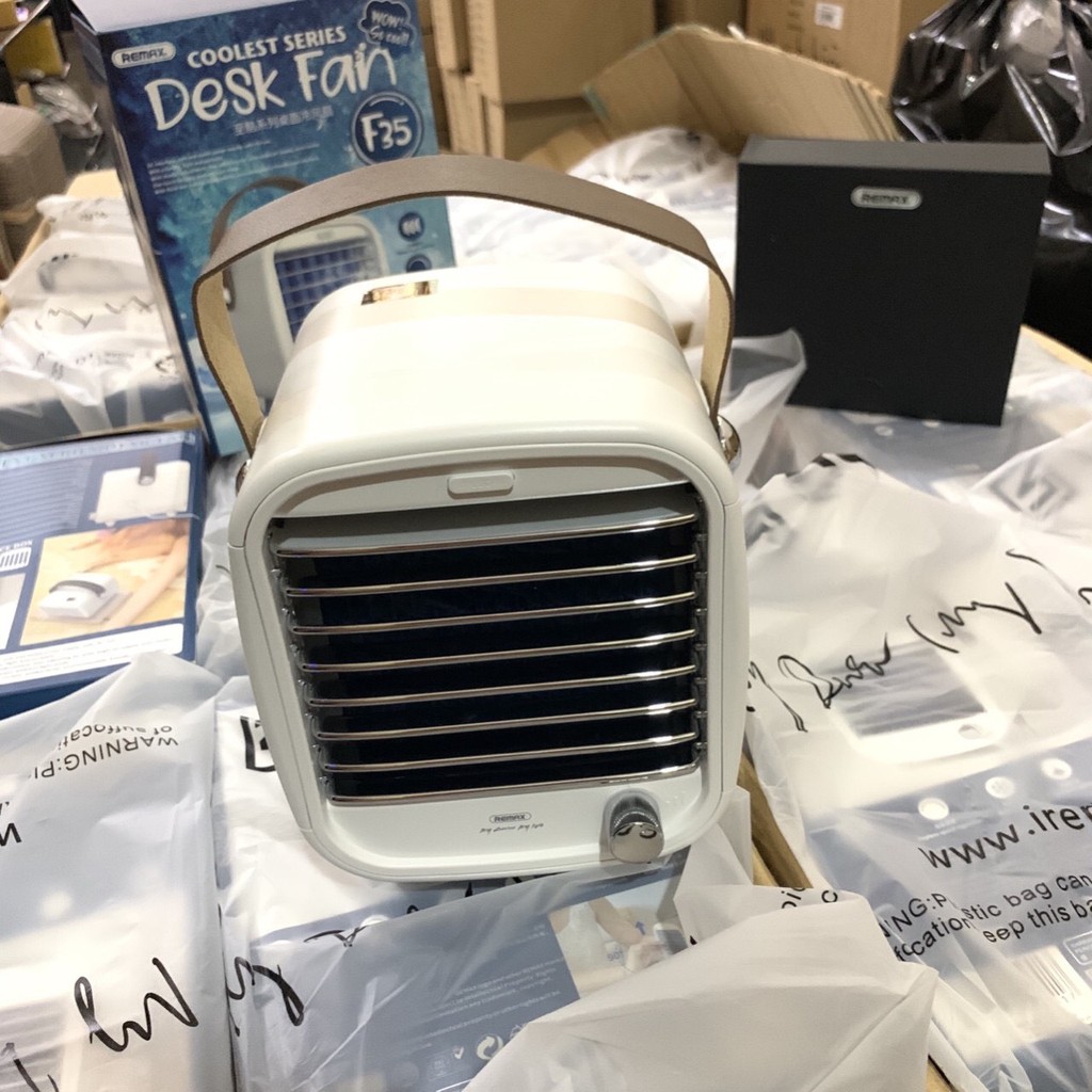 [Mã ELHA22 giảm 6% đơn 300K] Quạt điều hòa hơi nước mini Remax F35