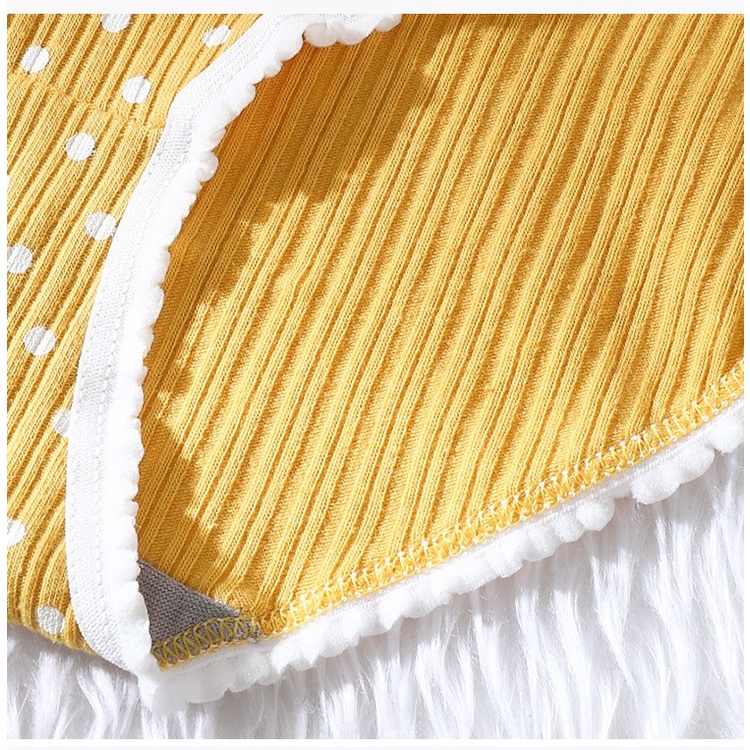 [Che tên] Quần lót cotton gân tăm chấm bi đính nơ dễ thương QL030 | BigBuy360 - bigbuy360.vn