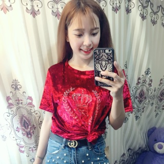 Áo nhung đỏ