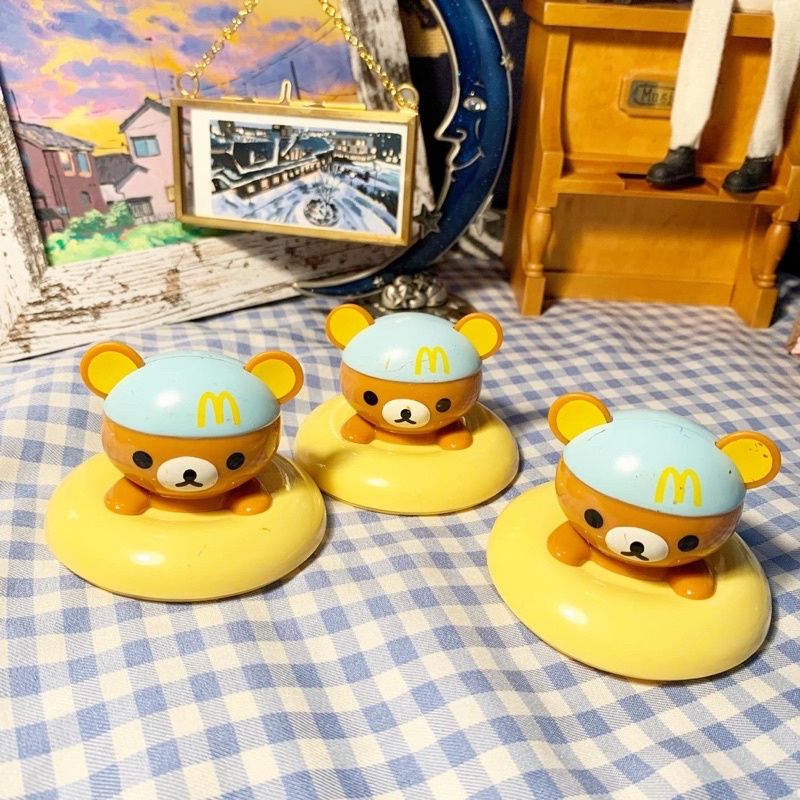 Mô hình nhựa đồ chơi gấu rilakkuma sanx mcdonald