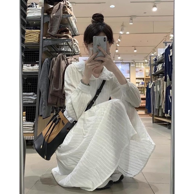 Váy đũi gân cổ bèo TC6