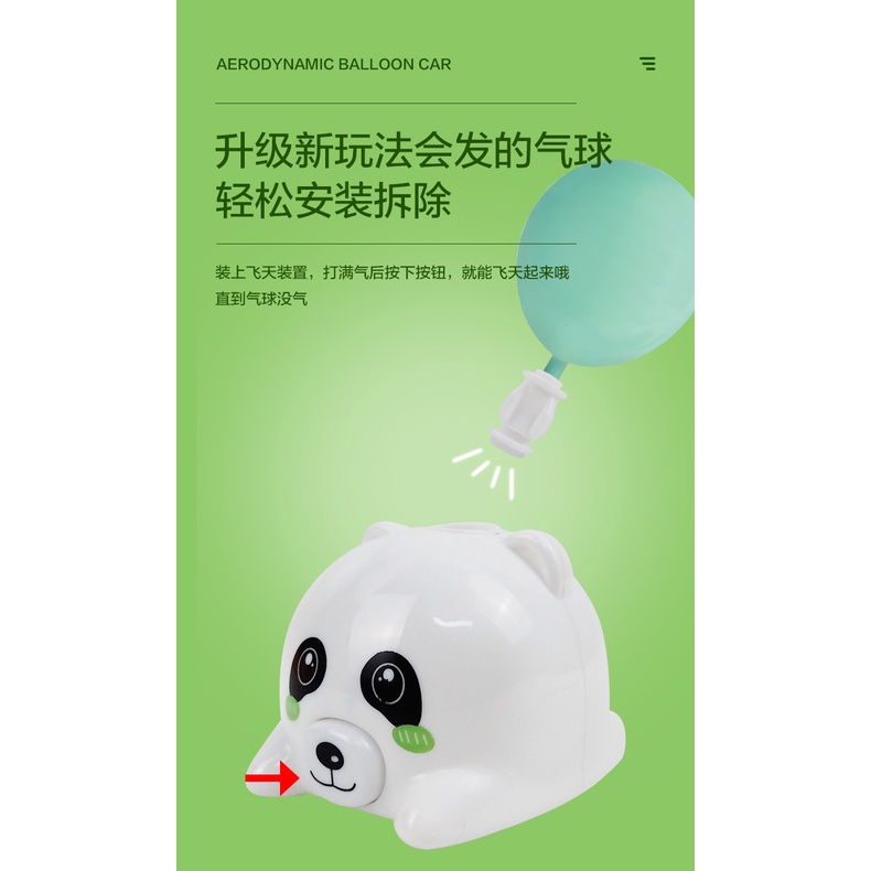 Đồ chơi xe bơm bóng, đồ chơi thổi bóng cho bé ngộ nghĩnh