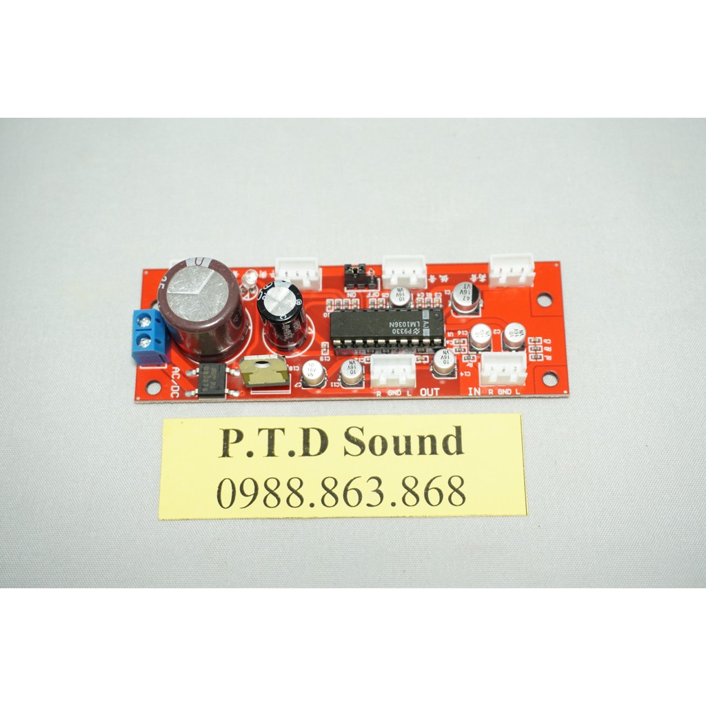 Mạch âm sắc Pre Amp LM1036 chiết áp rời. DIY rề rất tiện lợi từ PTD Sound