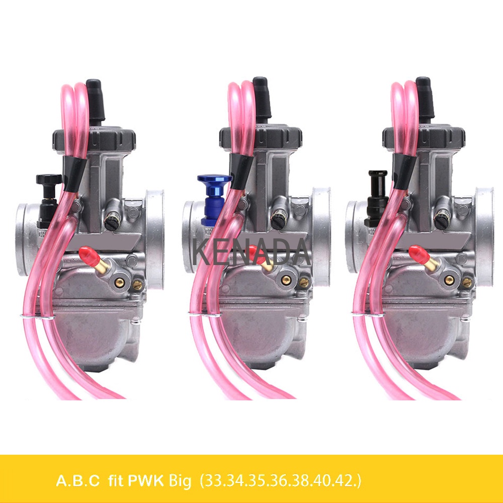 Van Điều Chế Hòa Khí Cho Keihin PWK21 24mm-42mm PE 24 28 30 32 34，Cụm van tiết lưu với công tắc điều khiển van bằng tay tay cầm tập trung