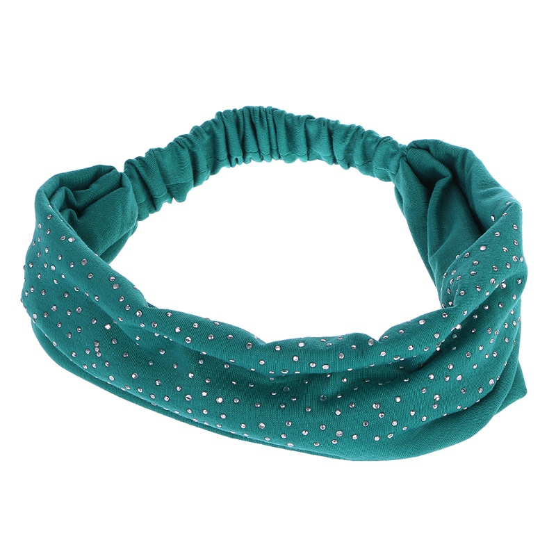 Khăn Turban Mềm Mại Đính Đá Thời Trang Cho Nữ
