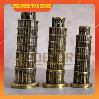Mô hình decor trang trí Tháp nghiêng Pisa