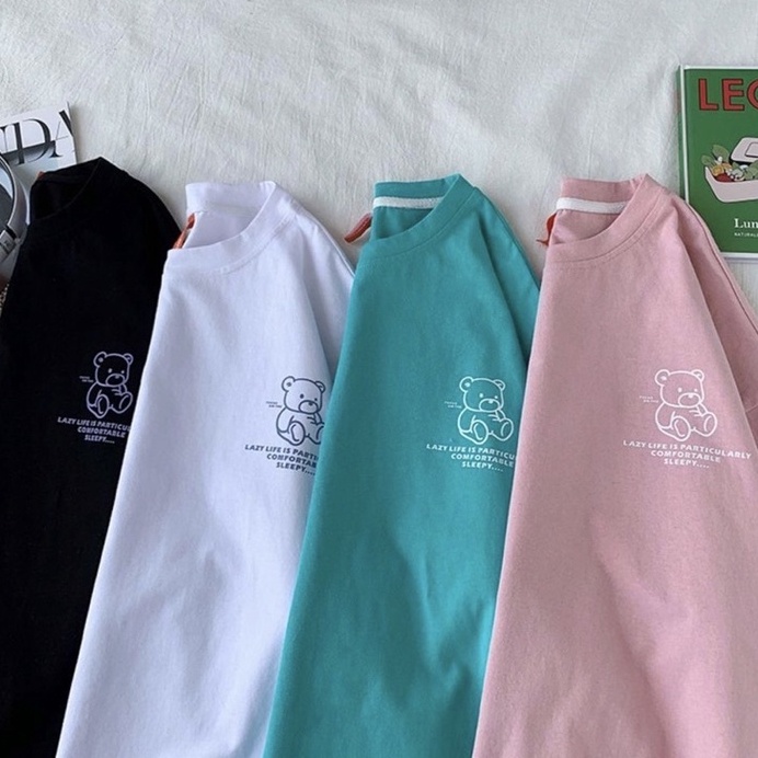 Áo thun Unisex form rộng tay lỡ, Áo phông nam nữ cotton thấm hút, dày dặn mềm mịn họa tiết BRIERLY