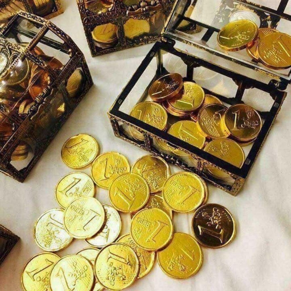 Socola đồng tiền Vàng [Hàng Tết] Date mới Full hộp Xịn Xò