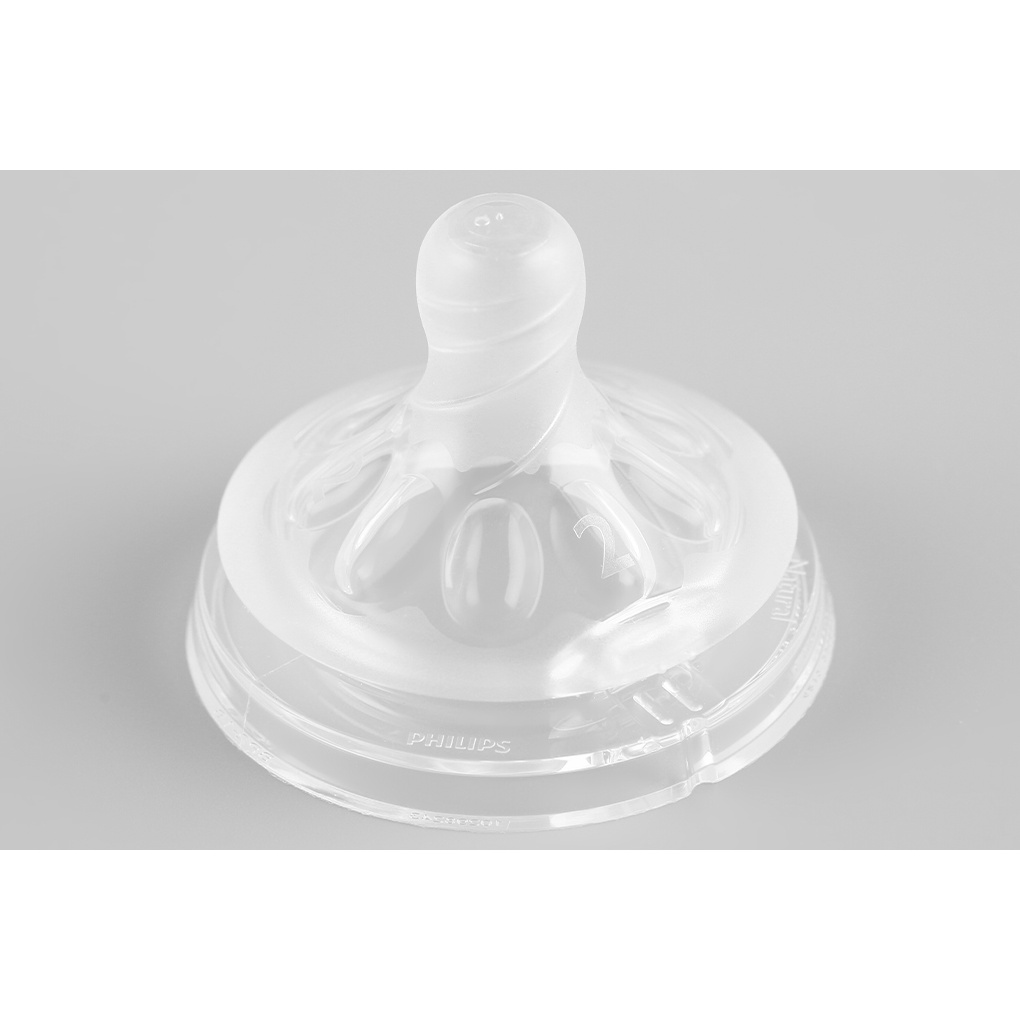Núm ti silicone Philips Avent SCF652 - Núm vú thay bình cho trẻ từ 1 tháng tuổi