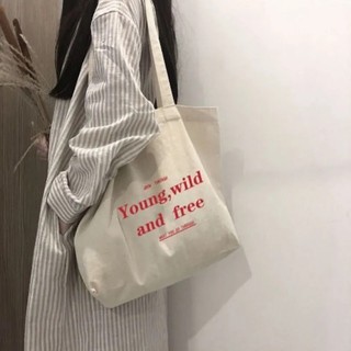 Túi tote vải, ulzzang hàn quốc