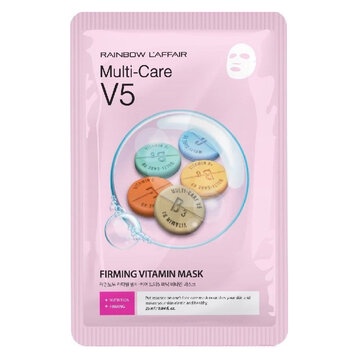Hộp 10 mặt nạ Rainbow L'affair Multi-Care V5 Moisture Săn chắc da 25ml x 10 miếng