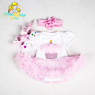 Set Bodysuit 3 món ONE / CUPCAKE