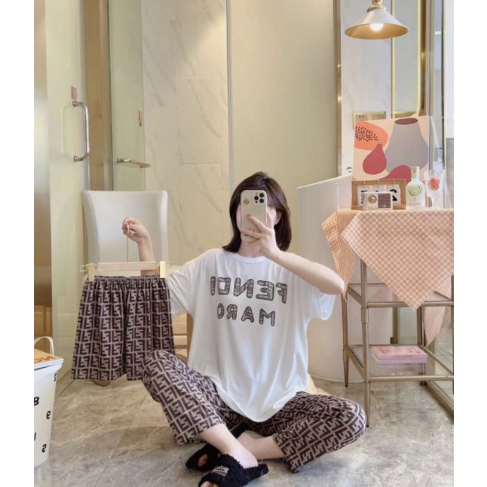 Set bộ thun cotton QC - 3 chi món