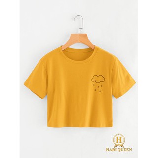 Áo croptop mây mưa HARI0320
