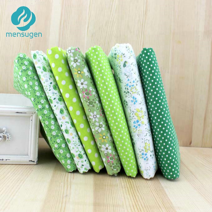Vải 100% cotton Màu Xanh Lá Cây, Kích Thước 50cmx150cm