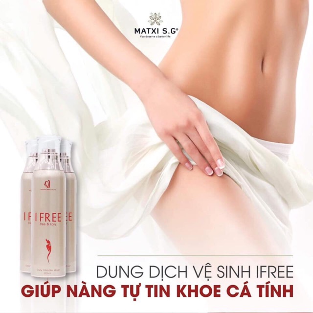 Dung dịch vệ sinh Ifree tặng nước hoa