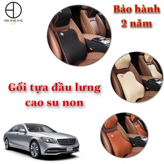 GỐI TỰA ĐẦU, TỰA LƯNG CAO SU NON CAO CẤP TRÊN Ô TÔ