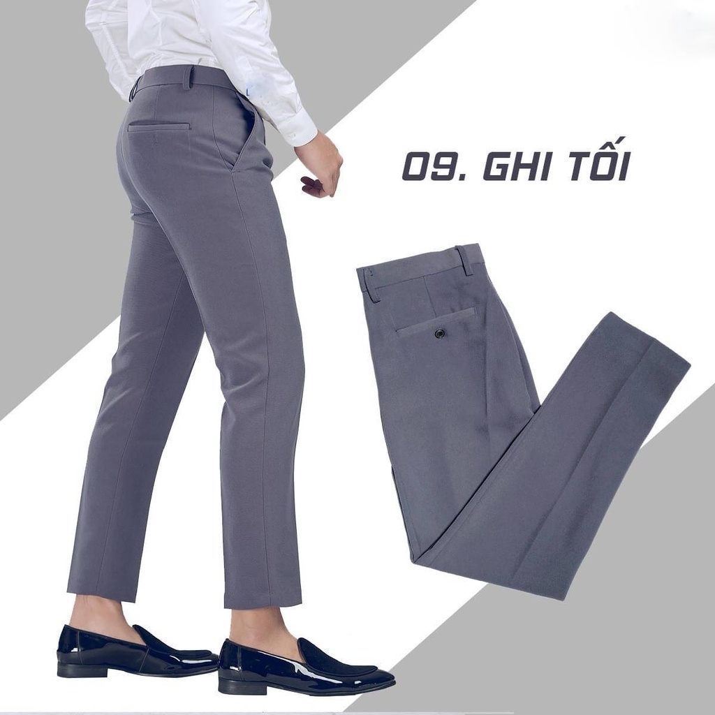 [FREESHIP 50k-CHẤT ĐẸP] Quần tây - Quần âu nam đẹp - Dáng côn trẻ trung, chất vải mềm mịn, dầy dặn, không xù, không nhăn