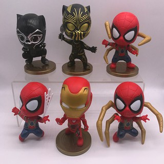 Bộ 6 Mô Hình Chibi Siêu Anh Hùng Trong Avengers: End Game