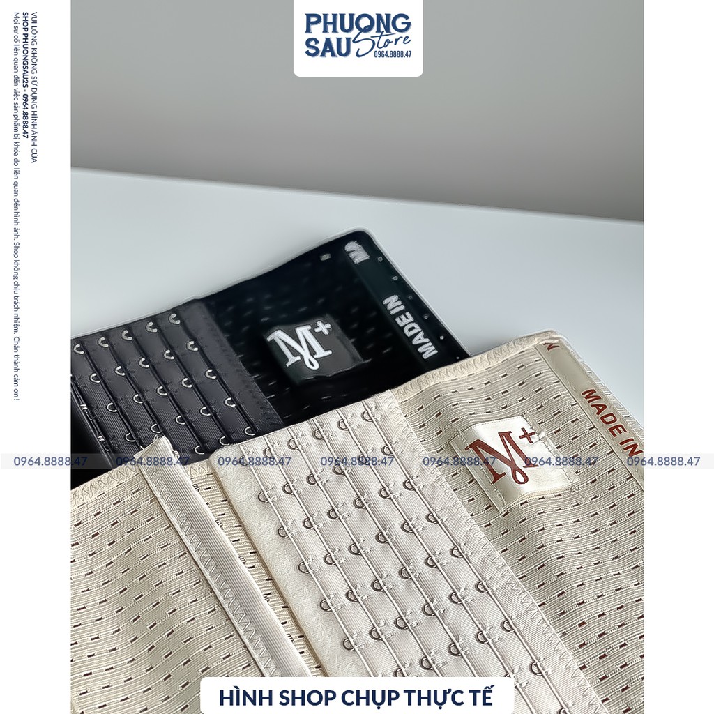 Đai Nịt Bụng Định Hình, Thông Hơi Chống Cuộn M+, Eo Thon Dáng Chuẩn