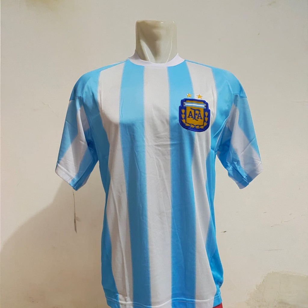 Áo Thun In Hình Đội Tuyển Argentina Jersey