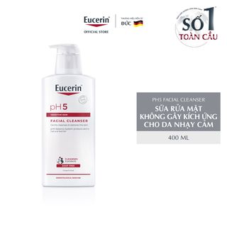 Sữa Rửa Mặt Cho Da Nhạy Cảm Eucerin PH5 Sensitive Skin Facial Cleanser 400ml