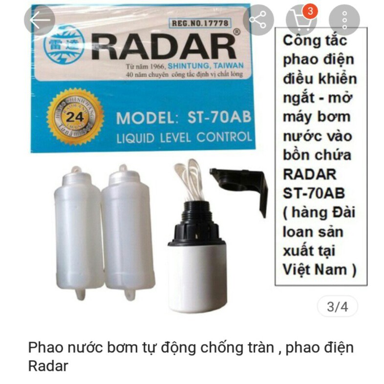 Phao điện chống tràn nước và bơm nước tự động cao cấp