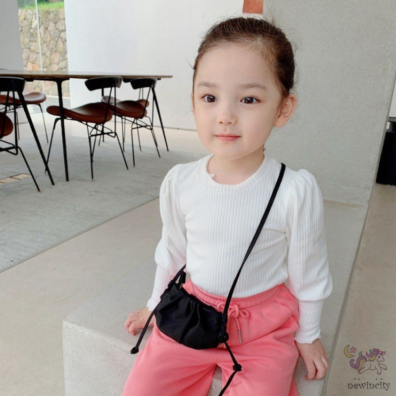 Áo cotton dài tay thời trang Hàn Quốc cho bé gái