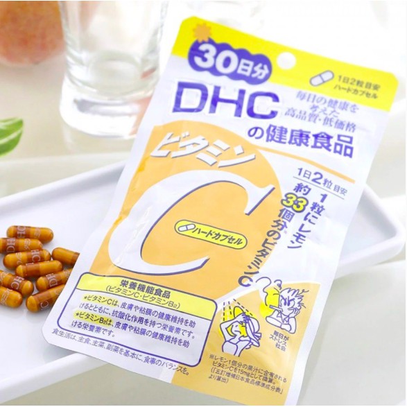 [Gói 60 Viên/30 Ngày] Viên Uống Trắng Da Bổ Sung Vitamin C DHC Vitamin C Hard Capsule | BigBuy360 - bigbuy360.vn
