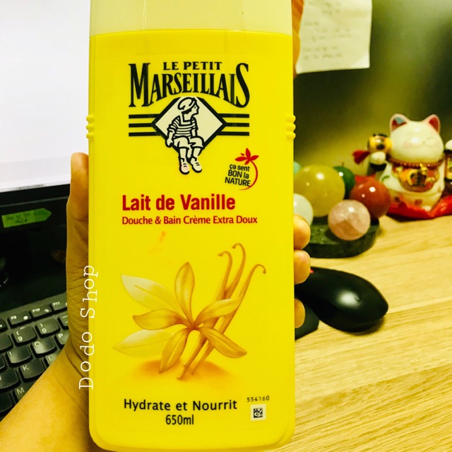 Sữa tắm Le Petit Marseillais 250ml giúp da mềm mịn, mượt da, thơm đậm hương thơm Pháp, hàng nội địa pháp