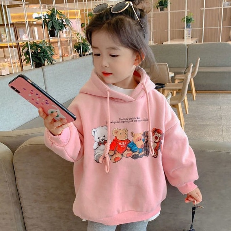 Áo hoodie phong cách hàn quốc năng động cho bé