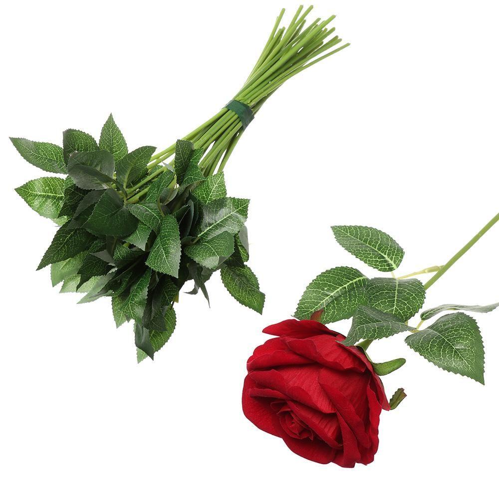 Set 25 Ống Cắm Hoa Giả Bằng Sợi Sắt Dùng Trang Trí Sân Vườn DIY