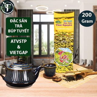 Chè Thái Nguyên , trà búp loại ngon , gói 200 gram