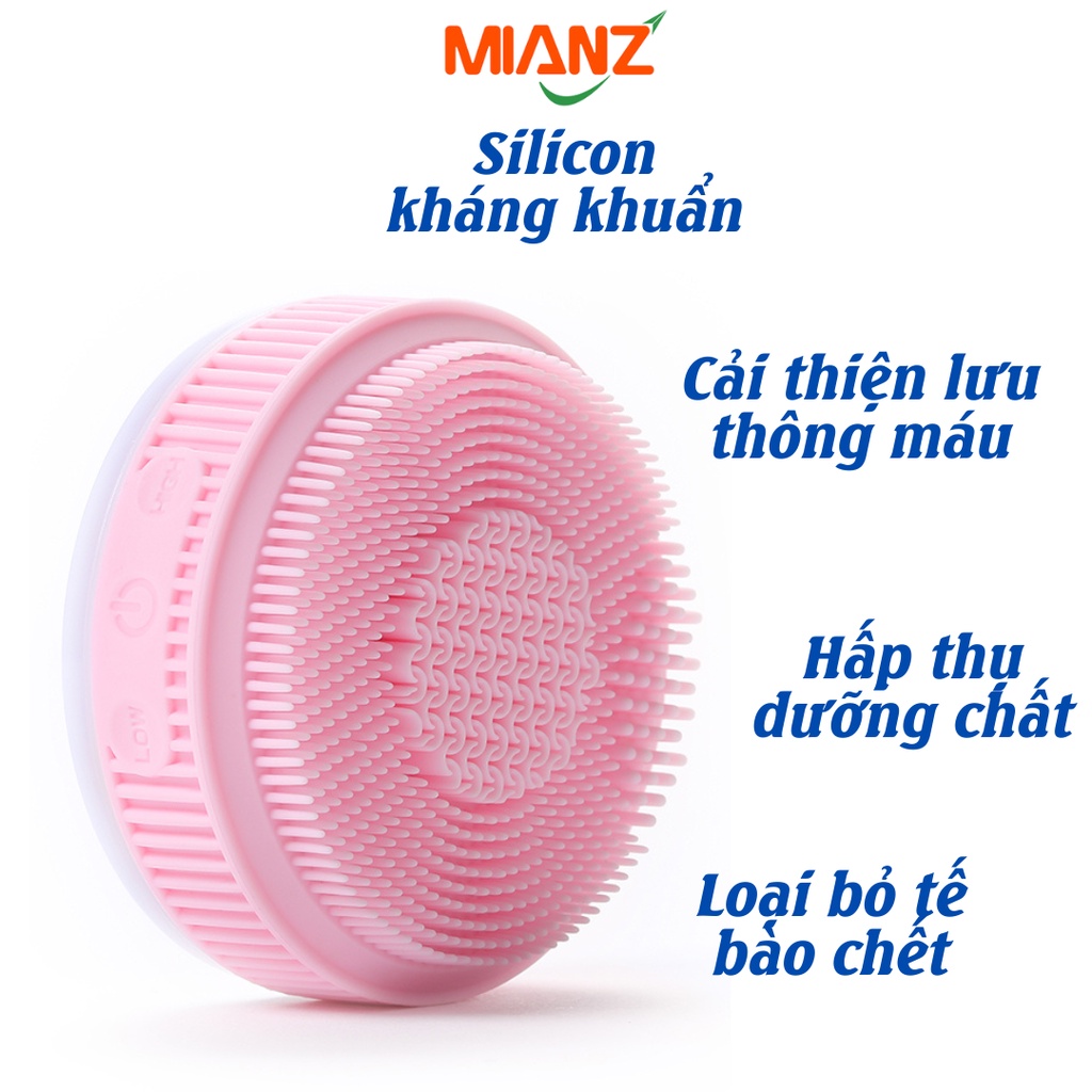 Máy rửa mặt đa năng Mianz Store nâng cơ massage mặt đẩy tinh chất da  - Bảo hành 6 tháng