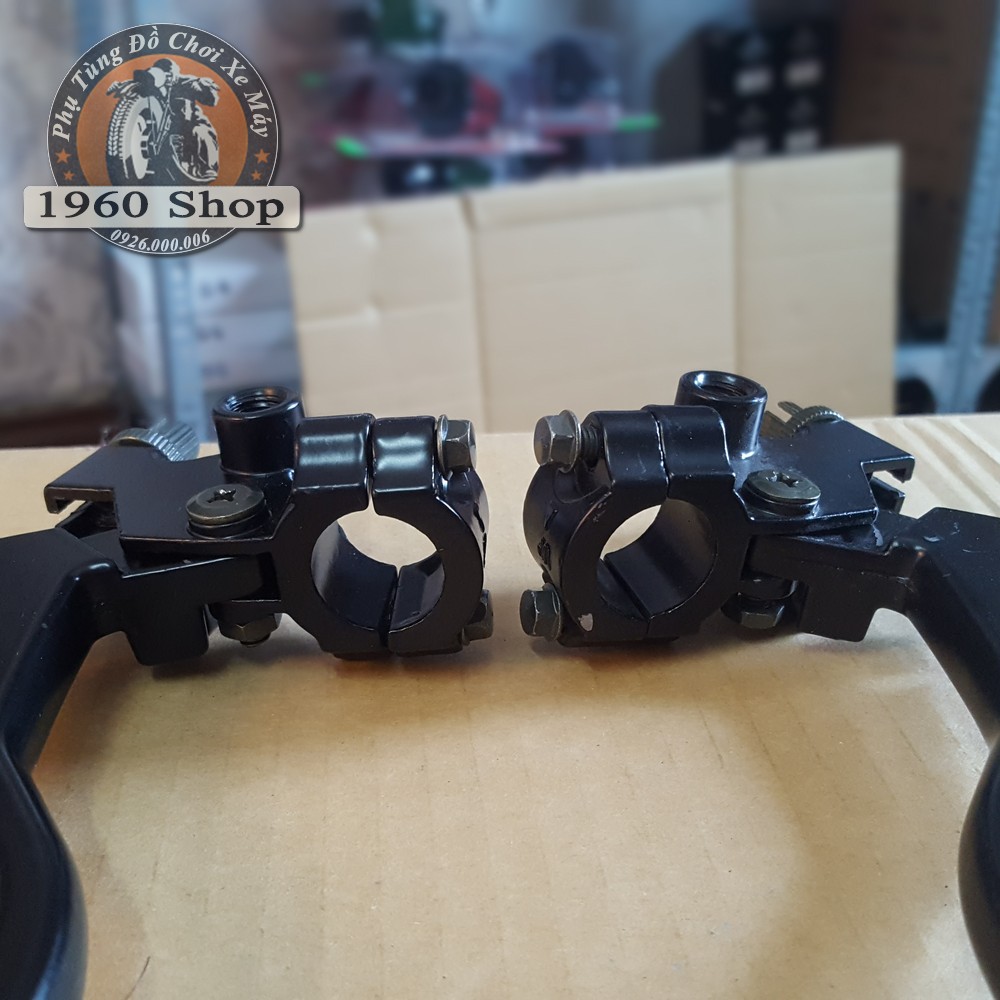 Tay phanh, tay thắng, tay côn xe máy chất liệu thép sơn tĩnh điện độ Cafe Racer Tracker CG125 SU GN125 CD 67 WIN