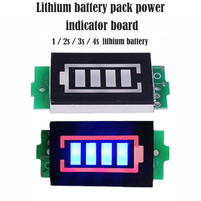 Bộ mạch pin chỉ thị dung lượng pin đồng hồ đo mức năng lượng lithium Li-ion Li 3S 18650 Li-po