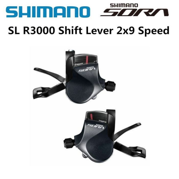 Tay Bấm Xả Shimano SORA SL R3000 2x9 Tốc Độ Dành Cho Xe Ghi Đông Tay Thẳng Tương Thích Touring