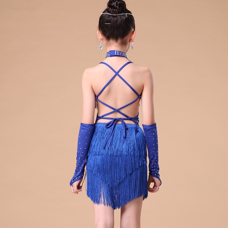 Đầm Khiêu Vũ Latin Cho Bé Gái Mã 2021 A3