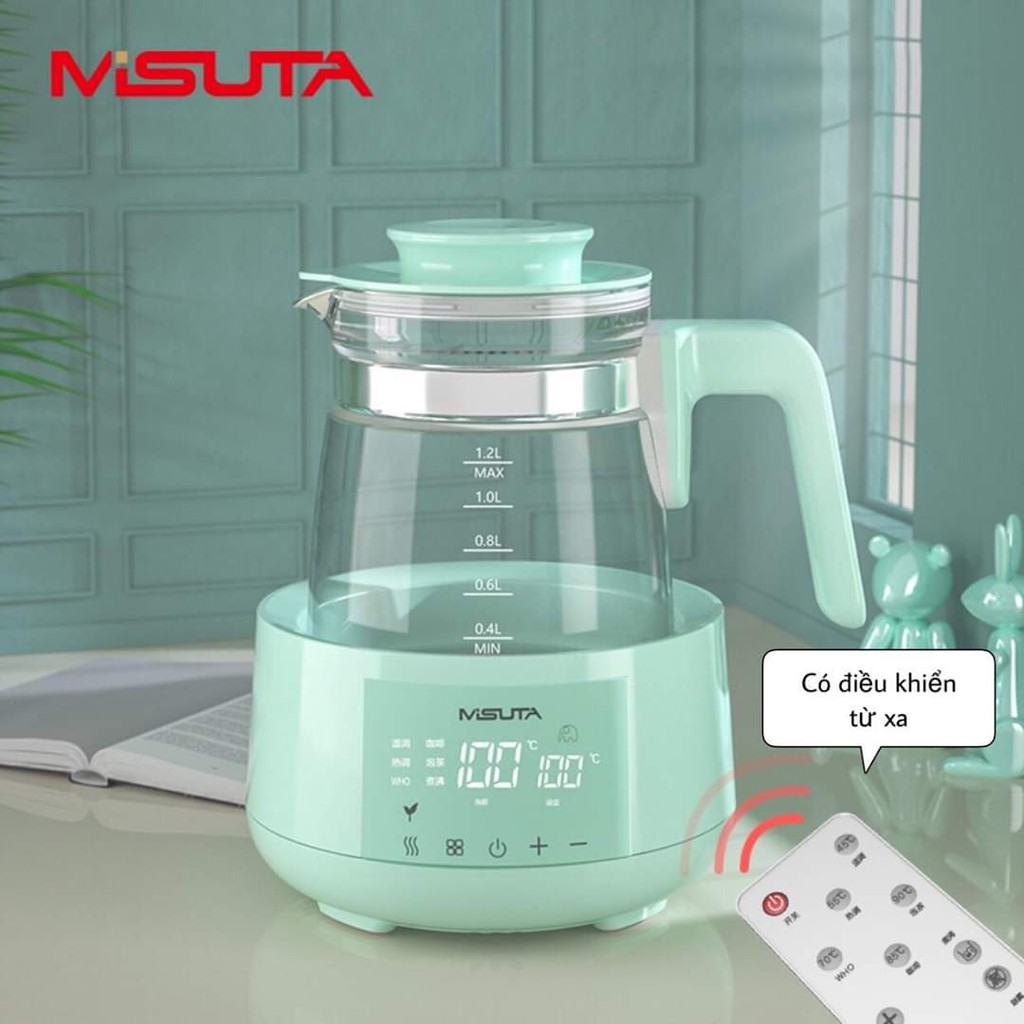 Máy Hâm Nước Pha Sữa Giữ Nhiệt Thông Minh MISUTA, Bình Đun Nước Hâm Nước Pha Sữa MISUTA Chính Hãng