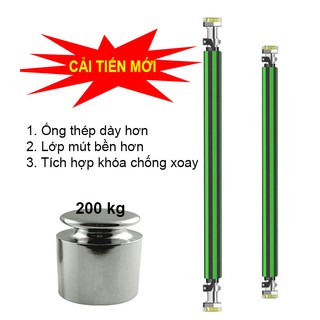 Xà đơn gắn cửa 2018 Có chốt chống xoay an toàn