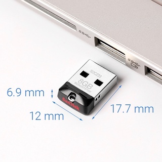 USB 2.0 8GB Sandisk SDCZ33 Đen