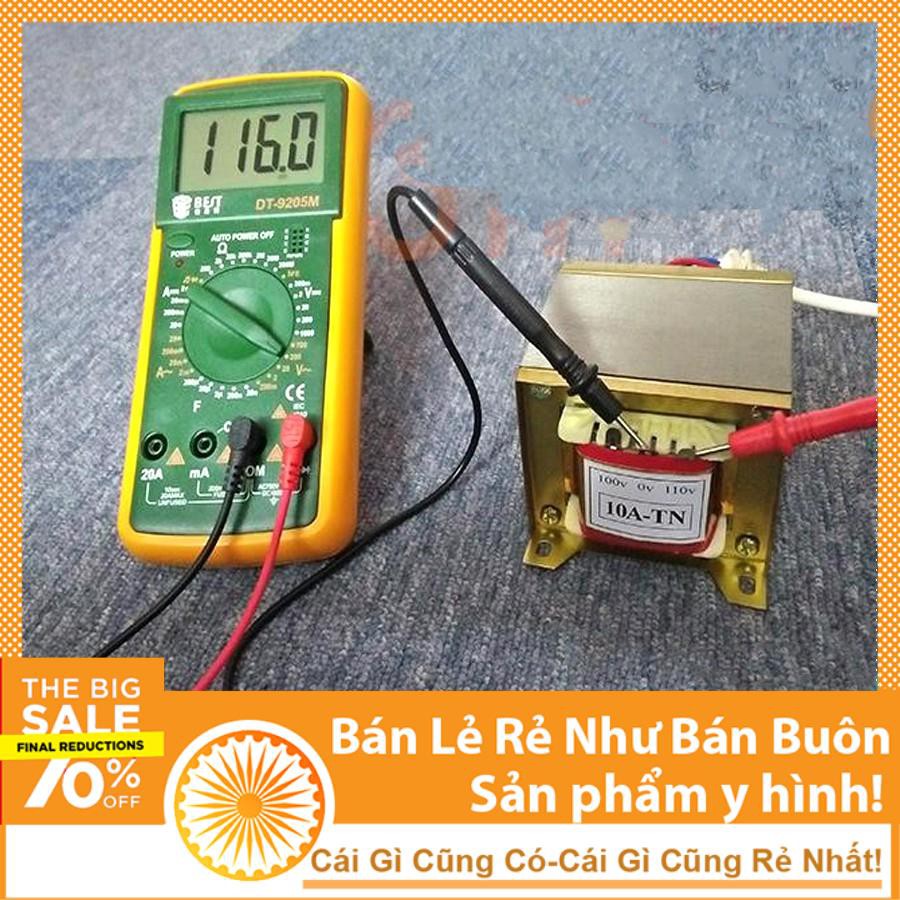 Biến Áp Đổi Nguồn 220V về 110V-100V 10A