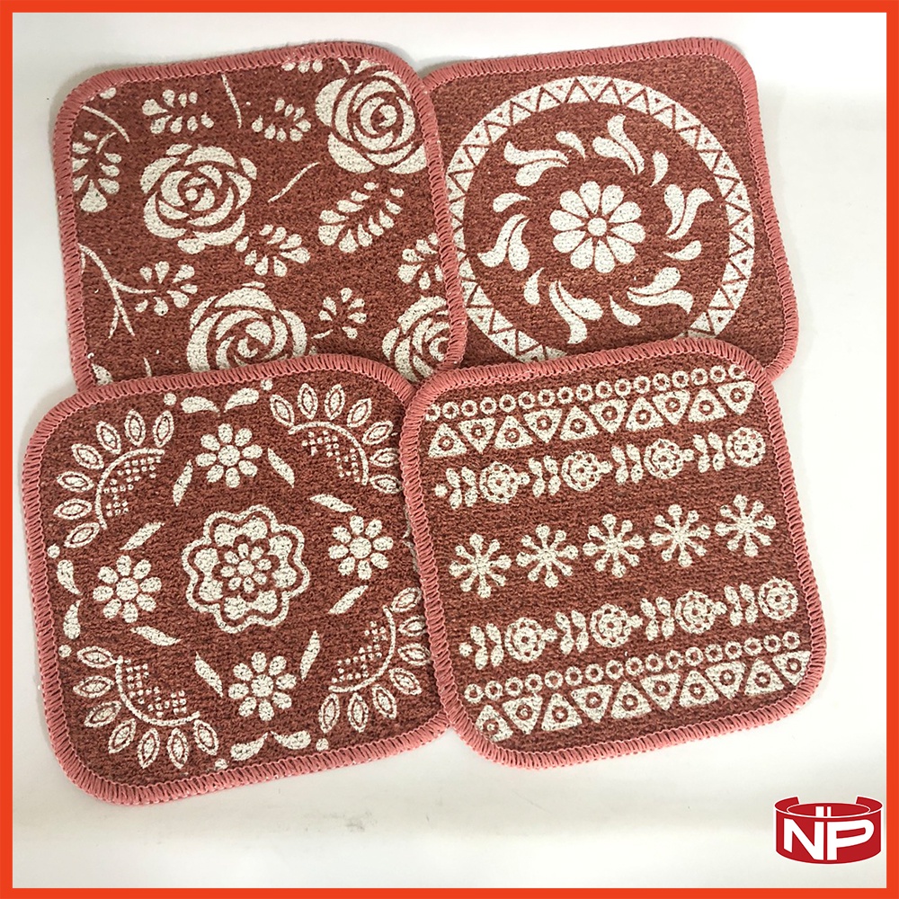 MIẾNG LÓT NỒI VẢI BỐ THẤM NƯỚC NHIỀU HÌNH 22X22cm