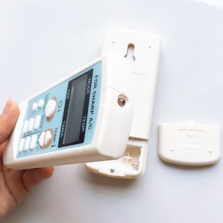 Remote máy lạnh Sharp xanh - Điều khiển điều hòa Sharp