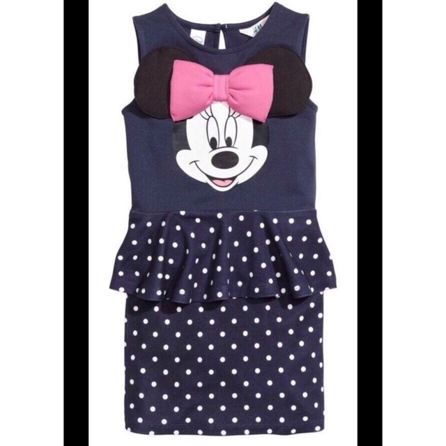 Đầm peplum H&M nhập Mỹ Size 9-10 tuổi.